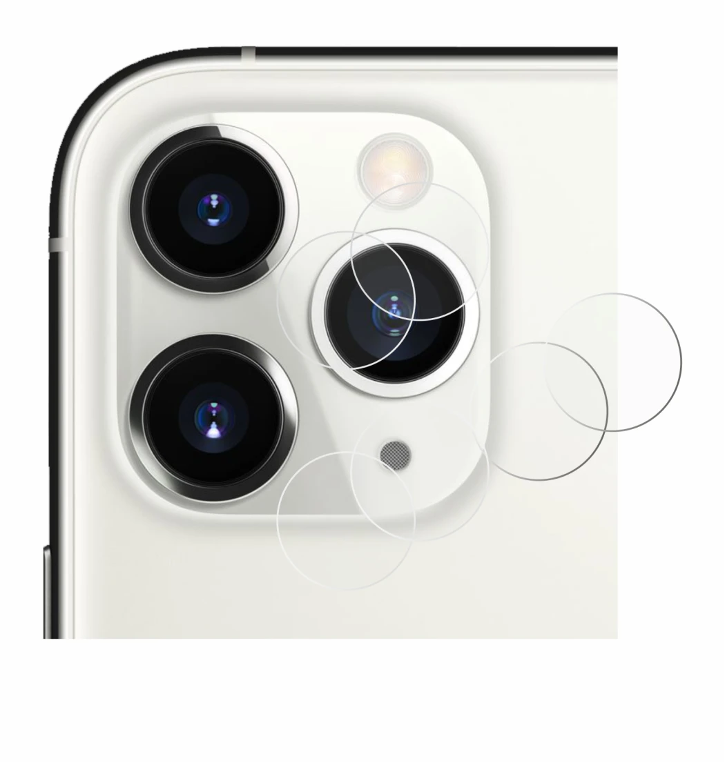 Imagen del dispositivo Apple iPhone 11 Pro (SÓLO Cámara) con una amplia variedad de protectores de pantalla.