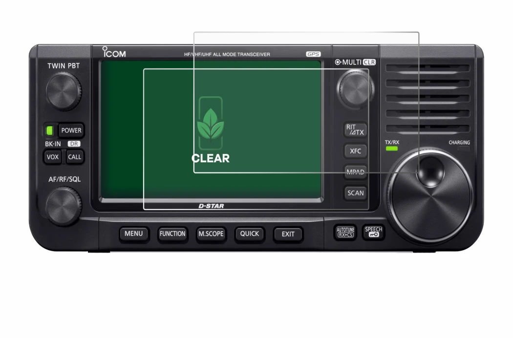 Imagen del dispositivo Icom IC-705 con una amplia variedad de protectores de pantalla.