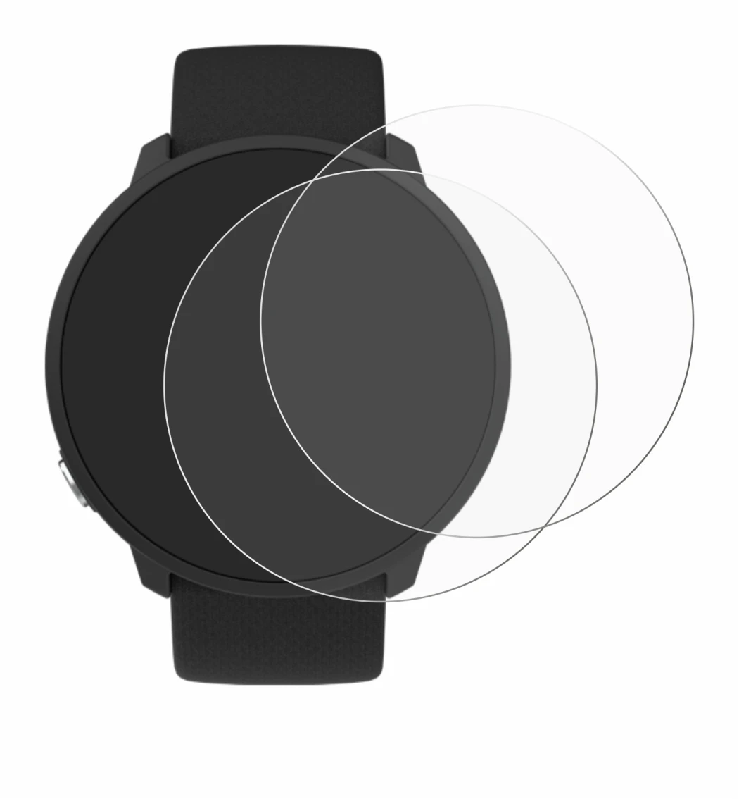 Imagen del dispositivo Polar Unite con una amplia variedad de protectores de pantalla.