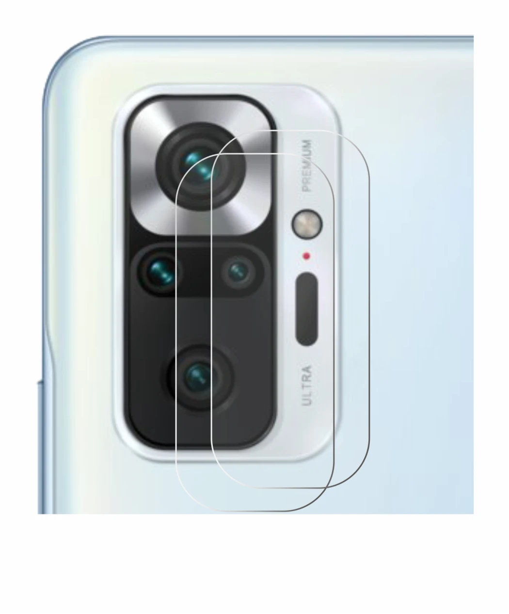 Imagen del dispositivo Xiaomi Redmi Note 10 Pro (SÓLO Cámara) con una amplia variedad de protectores de pantalla.