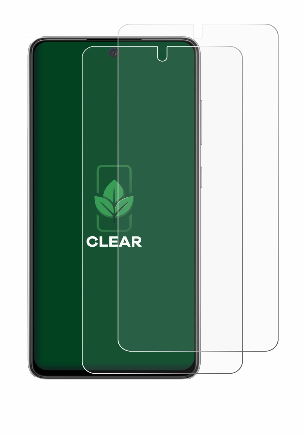 Imagen del dispositivo Samsung Galaxy A52s 5G con una amplia variedad de protectores de pantalla.