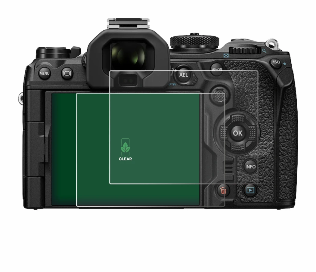 Imagen del dispositivo Olympus OM-1 2022 con una amplia variedad de protectores de pantalla.