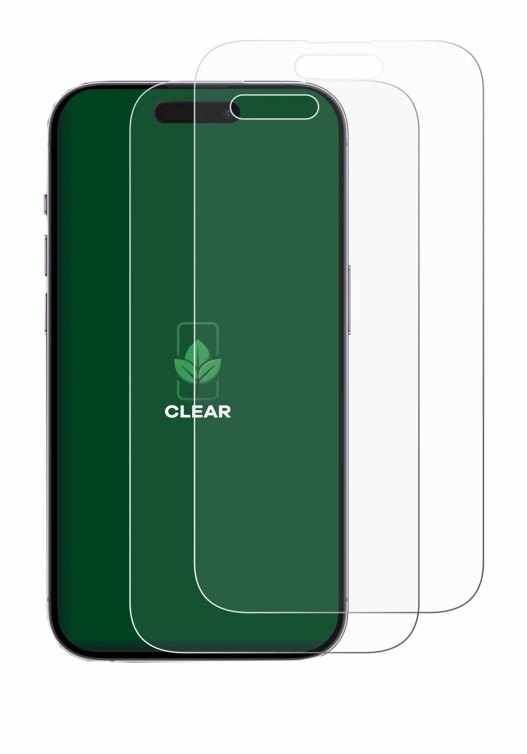 Imagen del dispositivo Apple iPhone 14 Pro con una amplia variedad de protectores de pantalla.
