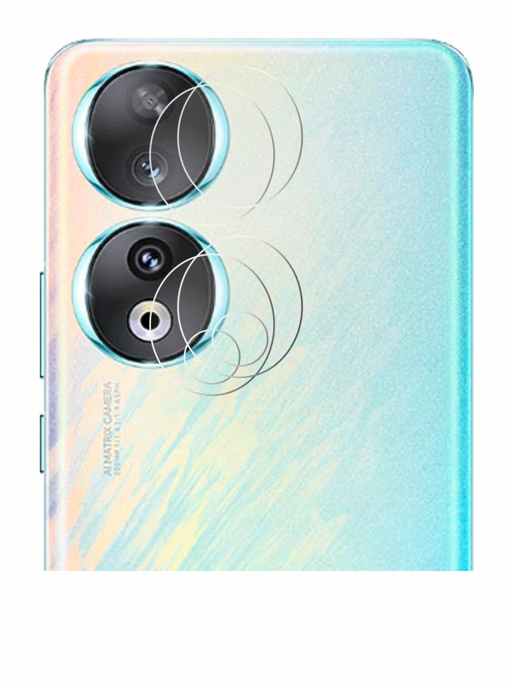 Imagen del dispositivo Honor 90 (SÓLO Cámara) con una amplia variedad de protectores de pantalla.