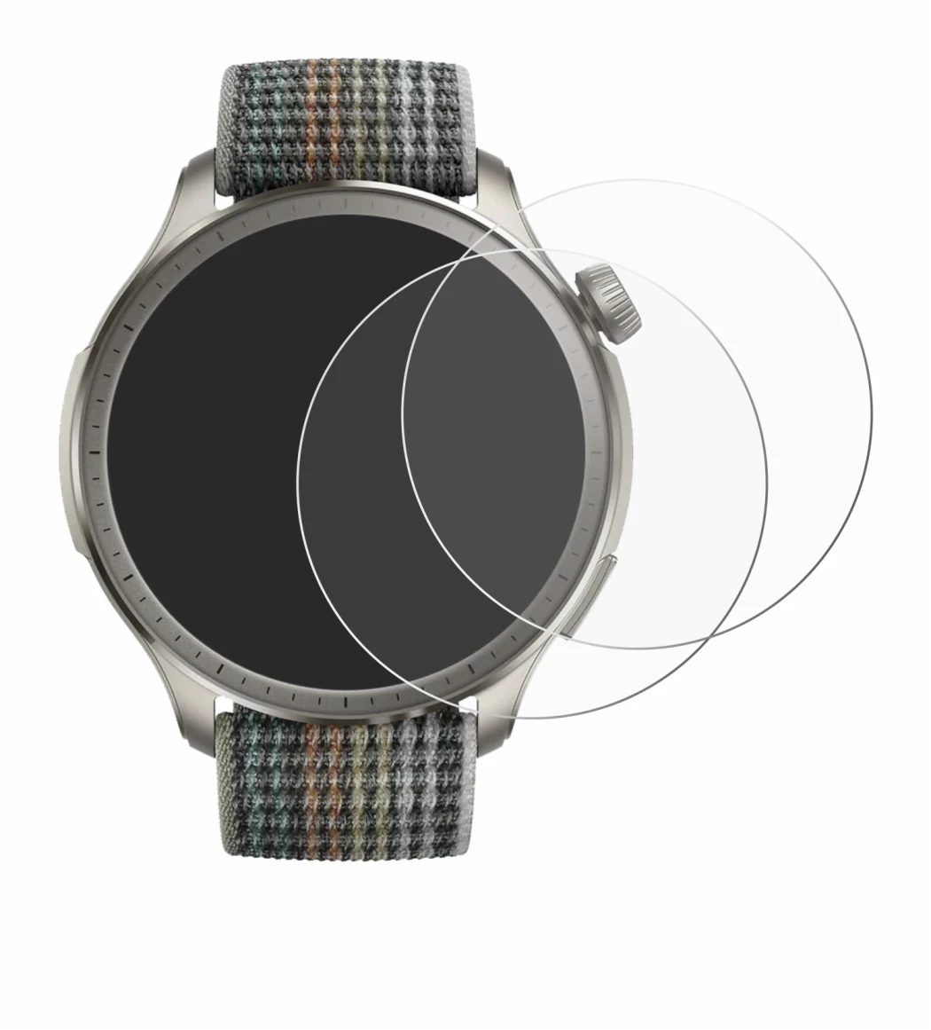 Imagen del dispositivo Huami Amazfit Balance con una amplia variedad de protectores de pantalla.
