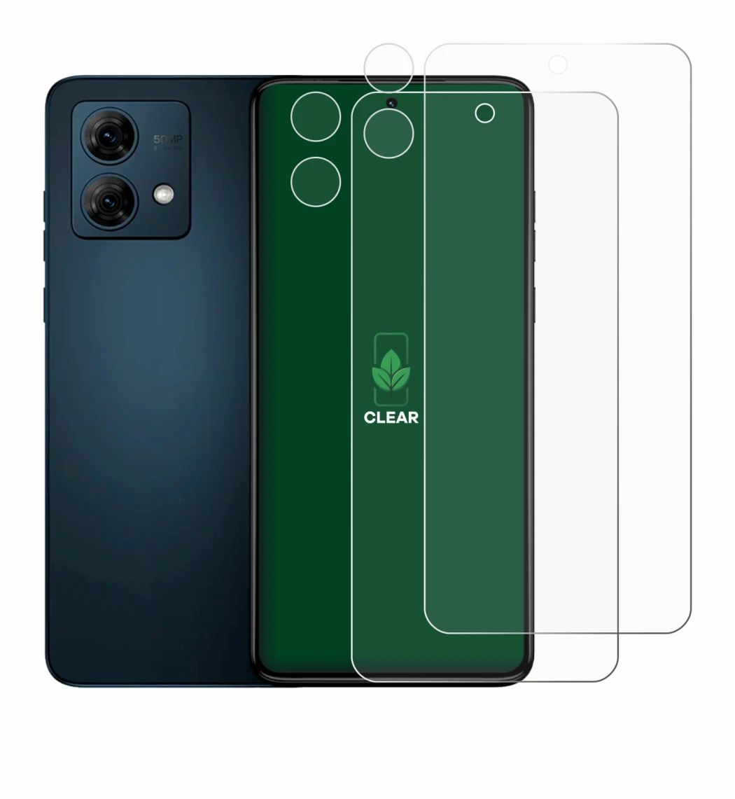 Imagen del dispositivo Motorola Moto G84 (Frontal+Cámara) con una amplia variedad de protectores de pantalla.
