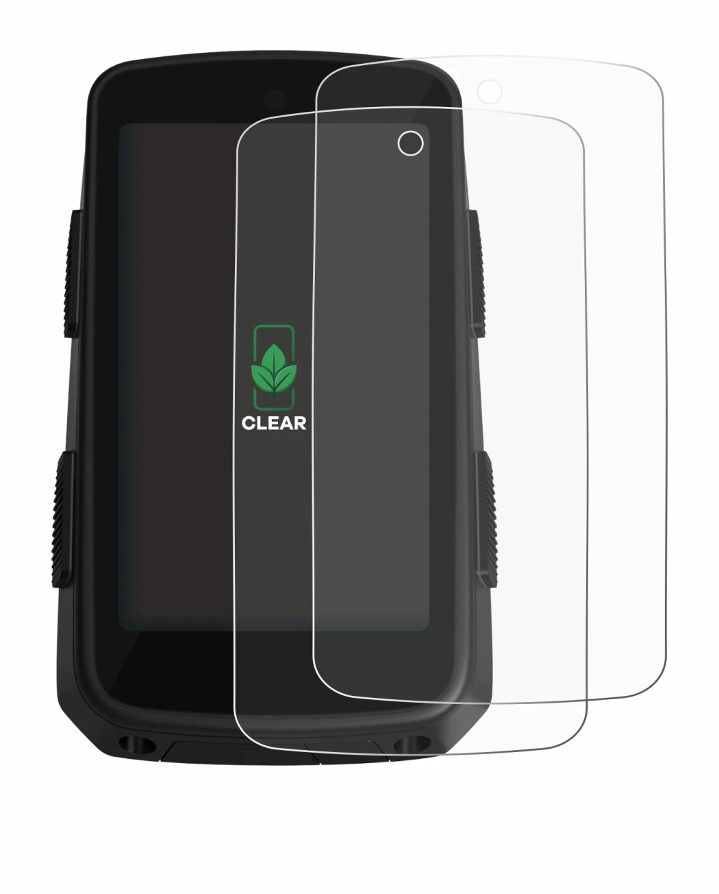 Imagen del dispositivo Hammerhead Karoo 3 con una amplia variedad de protectores de pantalla.