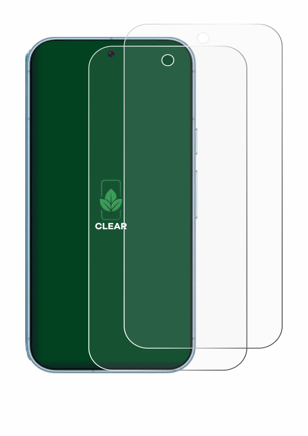 Imagen del dispositivo Google Pixel 9 Pro con una amplia variedad de protectores de pantalla.