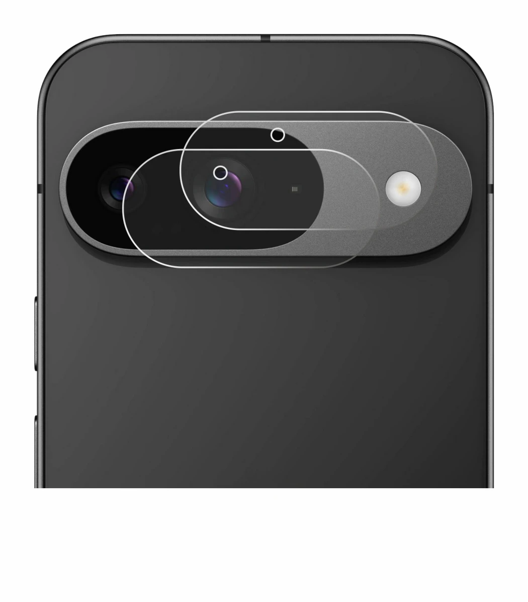 Imagen del dispositivo Google Pixel 9 (SÓLO Cámara) con una amplia variedad de protectores de pantalla.