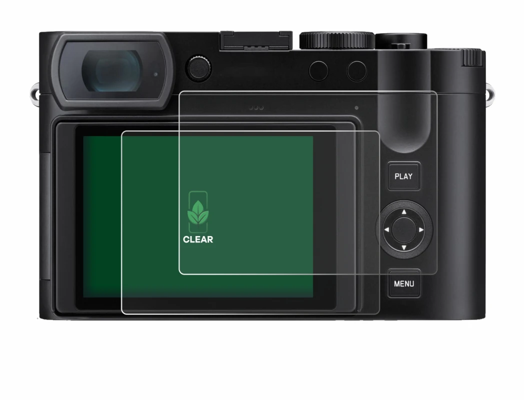 Imagen del dispositivo Leica Q3 43 con una amplia variedad de protectores de pantalla.