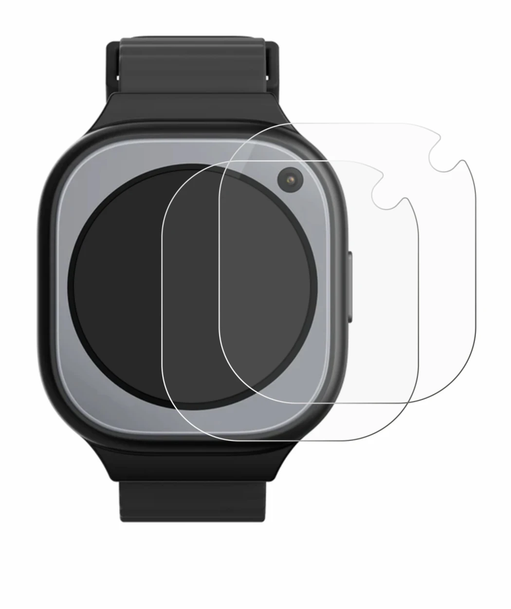 Imagen del dispositivo Xplora X6Pro con una amplia variedad de protectores de pantalla.