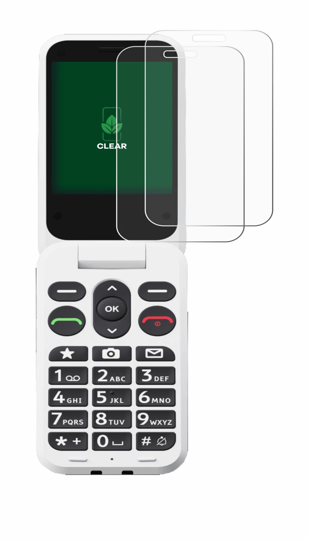 Imagen del dispositivo Doro Leva L30 con una amplia variedad de protectores de pantalla.
