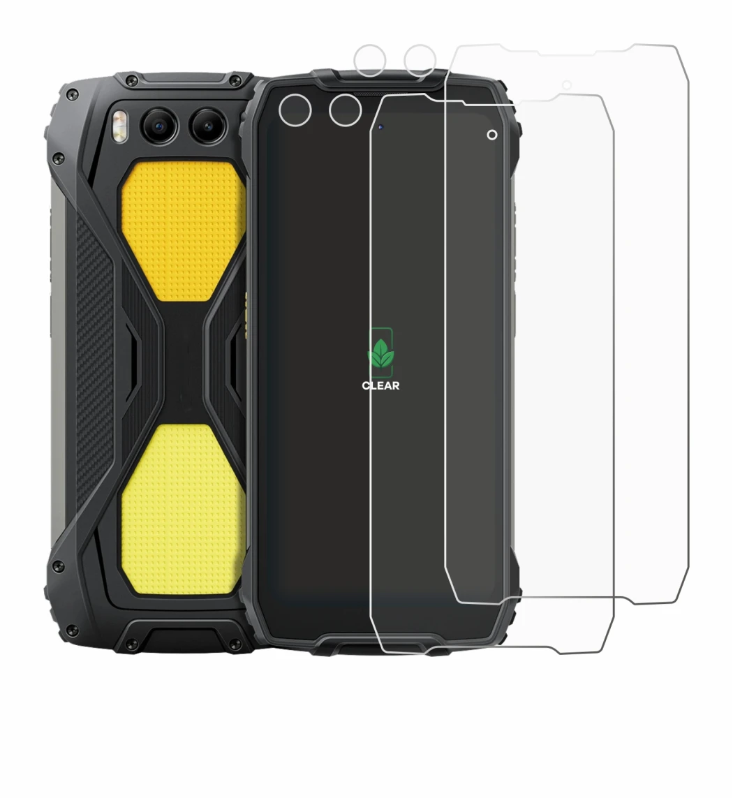 Imagen del dispositivo Blackview BV7300 (Frontal+Cámara) con una amplia variedad de protectores de pantalla.