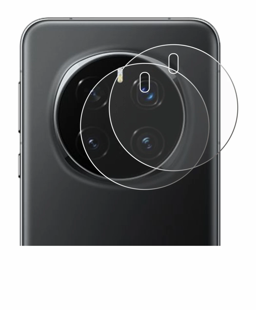 Imagen del dispositivo Honor Magic 7 Pro (SÓLO Cámara) con una amplia variedad de protectores de pantalla.