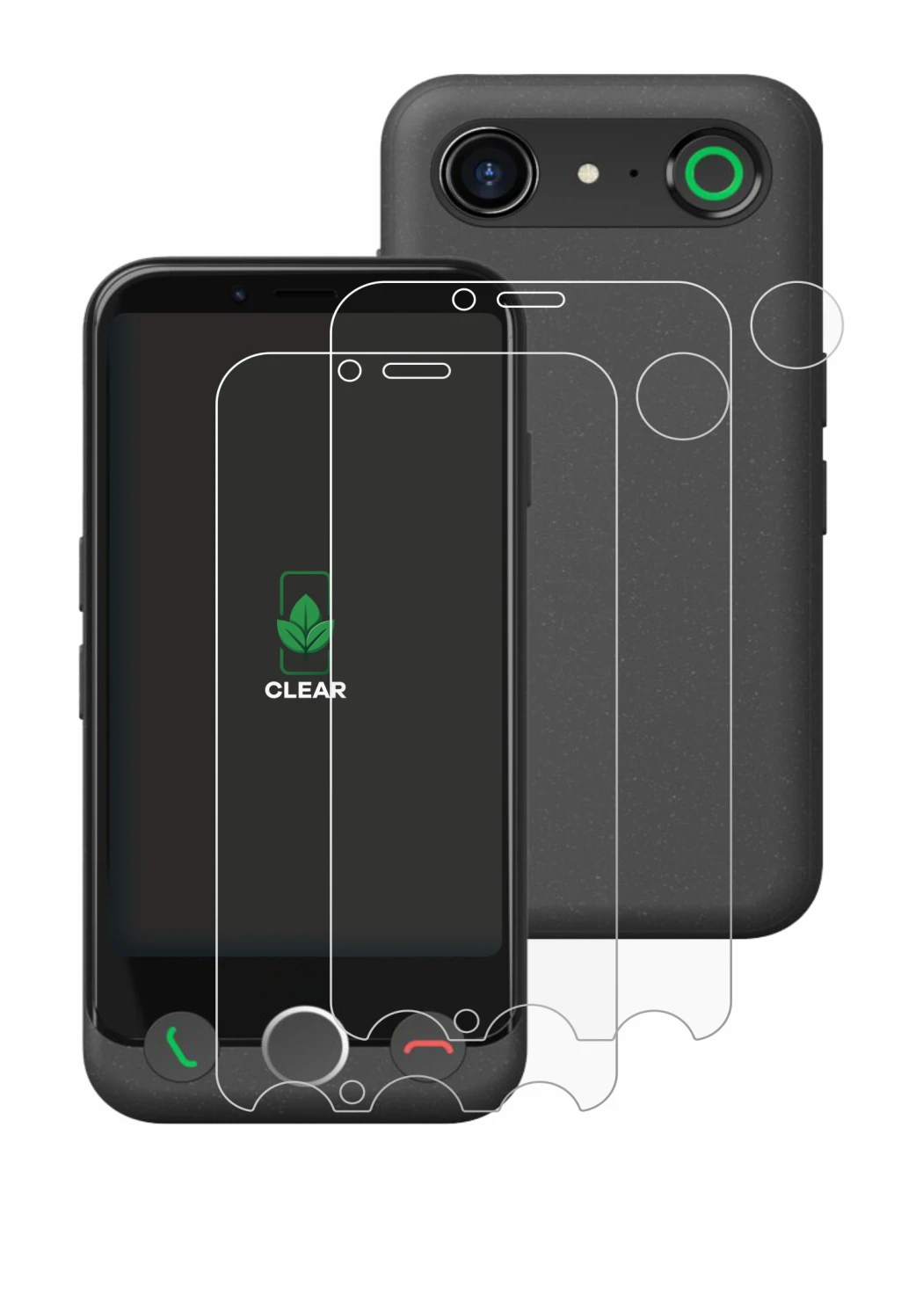 Imagen del dispositivo Doro Aurora A10 (Frontal+Cámara) con una amplia variedad de protectores de pantalla.