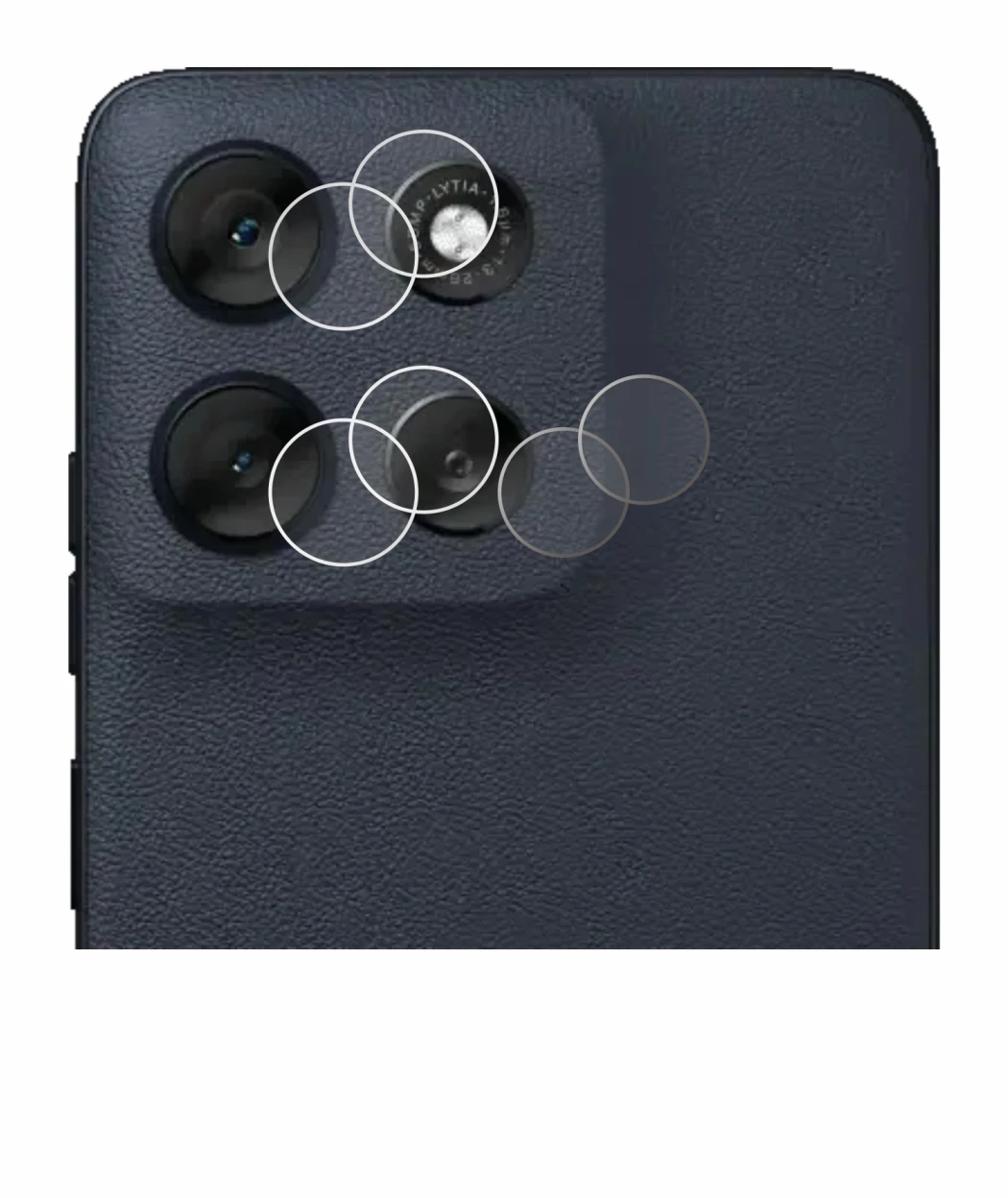 Imagen del dispositivo Motorola Moto G56 (SÓLO Cámara) con una amplia variedad de protectores de pantalla.