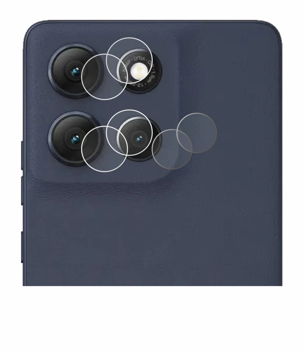 Imagen del dispositivo Motorola Moto G86 (SÓLO Cámara) con una amplia variedad de protectores de pantalla.