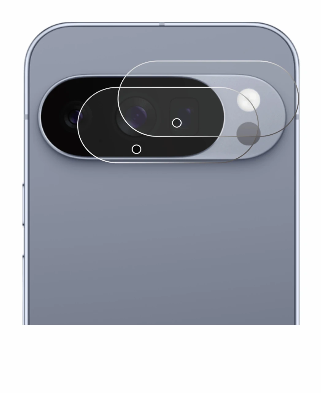 Imagen del dispositivo Google Pixel 10 Pro (SÓLO Cámara) con una amplia variedad de protectores de pantalla.