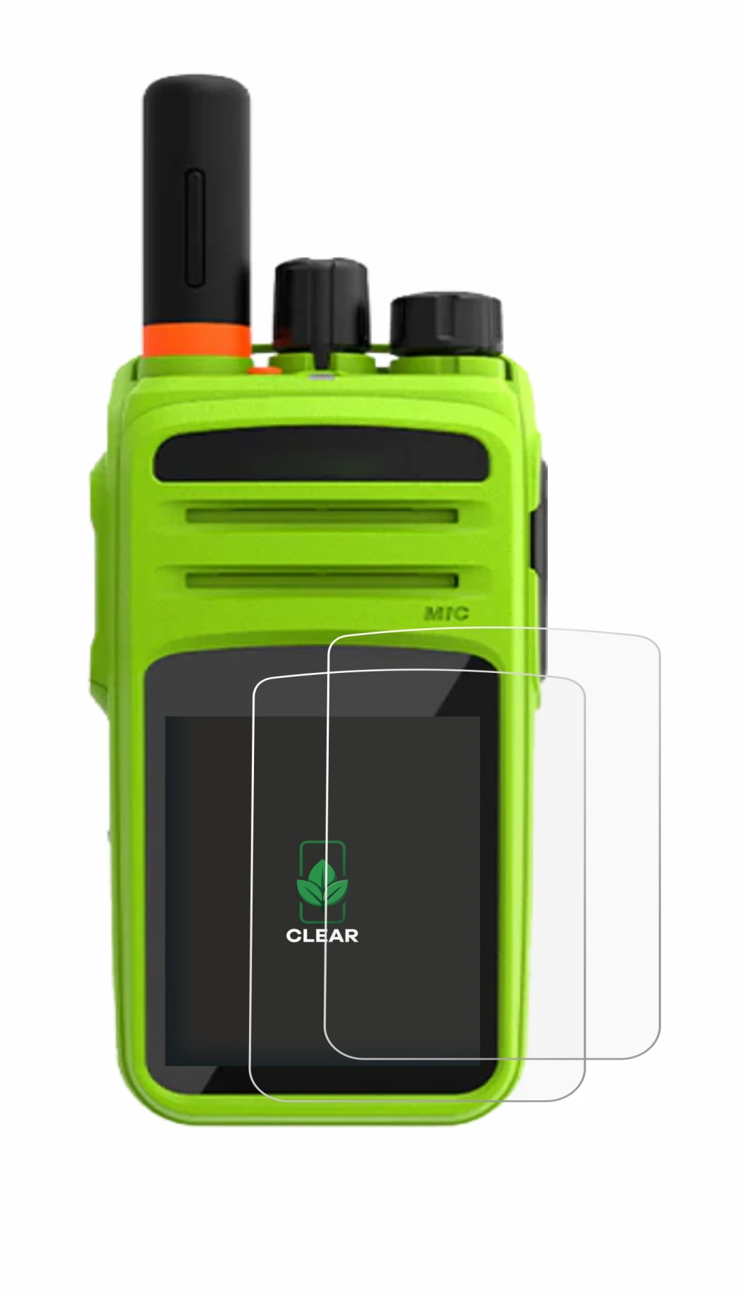Imagen del dispositivo Talkpod N58 con una amplia variedad de protectores de pantalla.