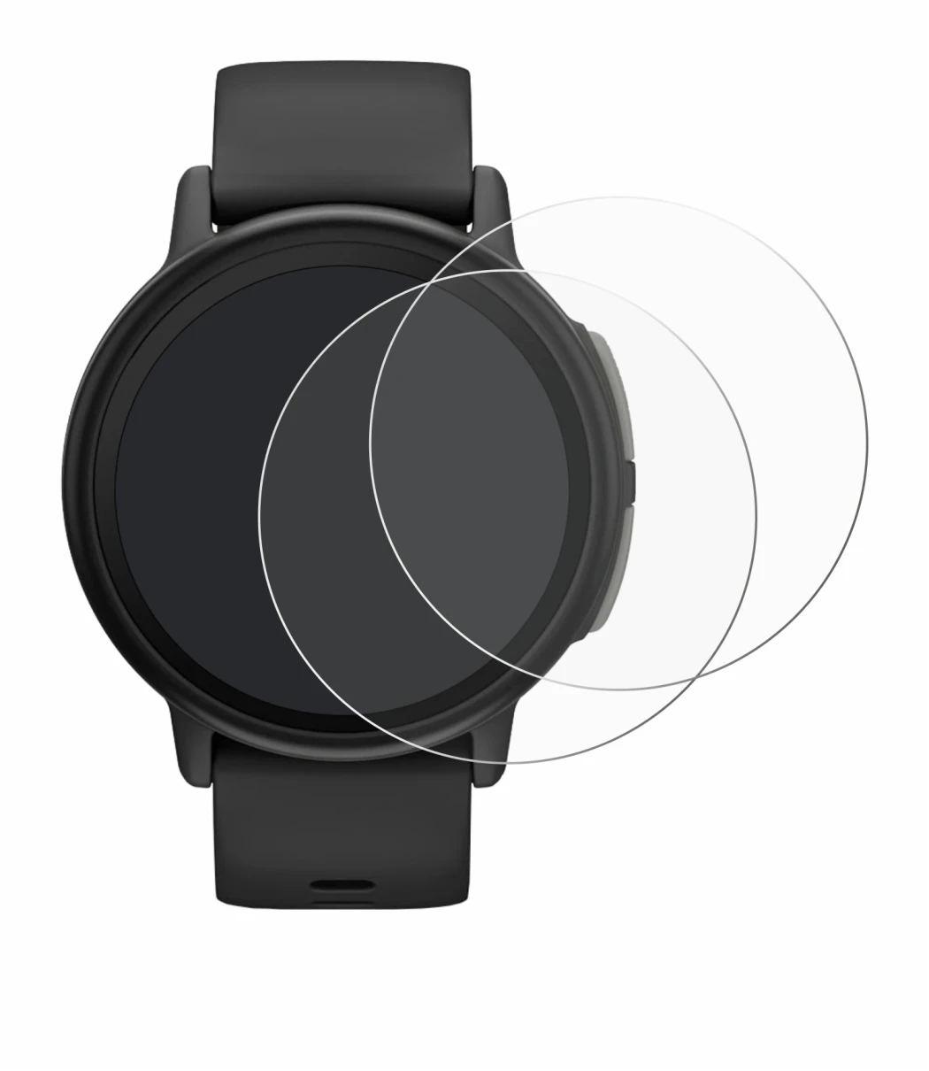 Imagen del dispositivo Garmin Bounce 2 con una amplia variedad de protectores de pantalla.