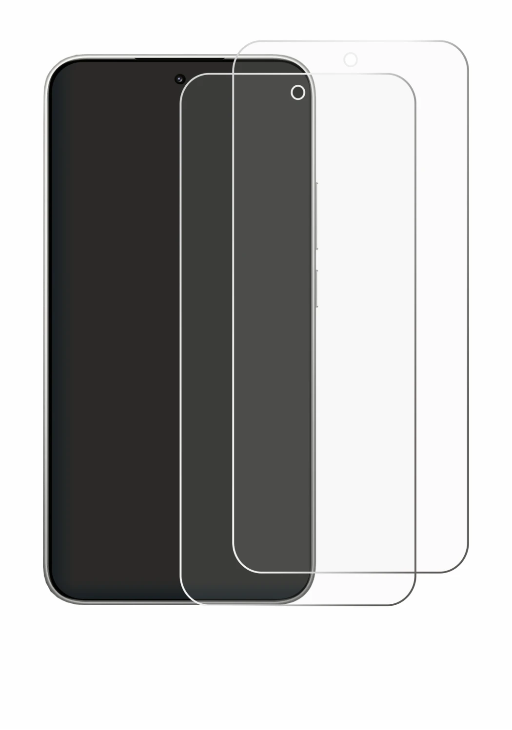 Imagen del dispositivo Xiaomi 15T con una amplia variedad de protectores de pantalla.