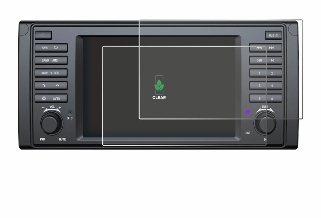 Imagen del dispositivo Eonon E39A12S con una amplia variedad de protectores de pantalla.