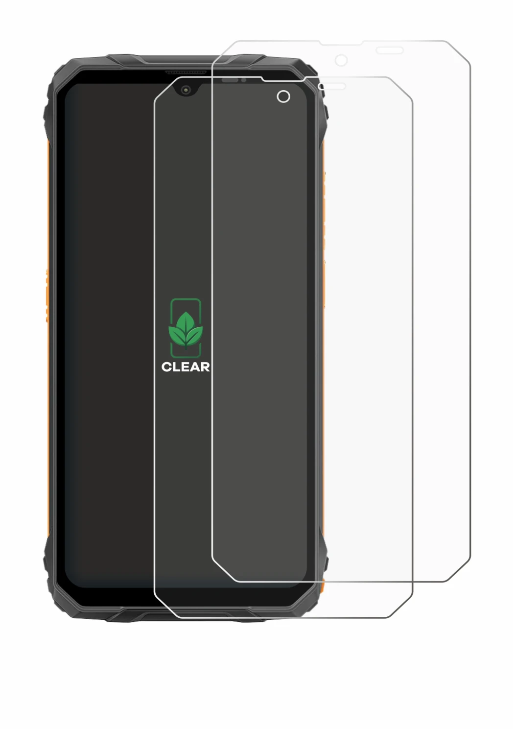 Imagen del dispositivo Blackview Fort 1 con una amplia variedad de protectores de pantalla.