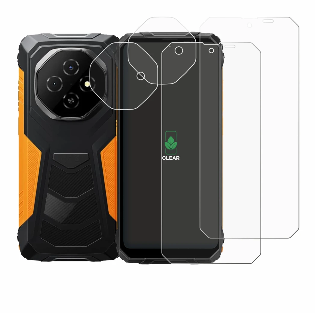 Imagen del dispositivo Blackview Fort 1 (Frontal+Cámara) con una amplia variedad de protectores de pantalla.