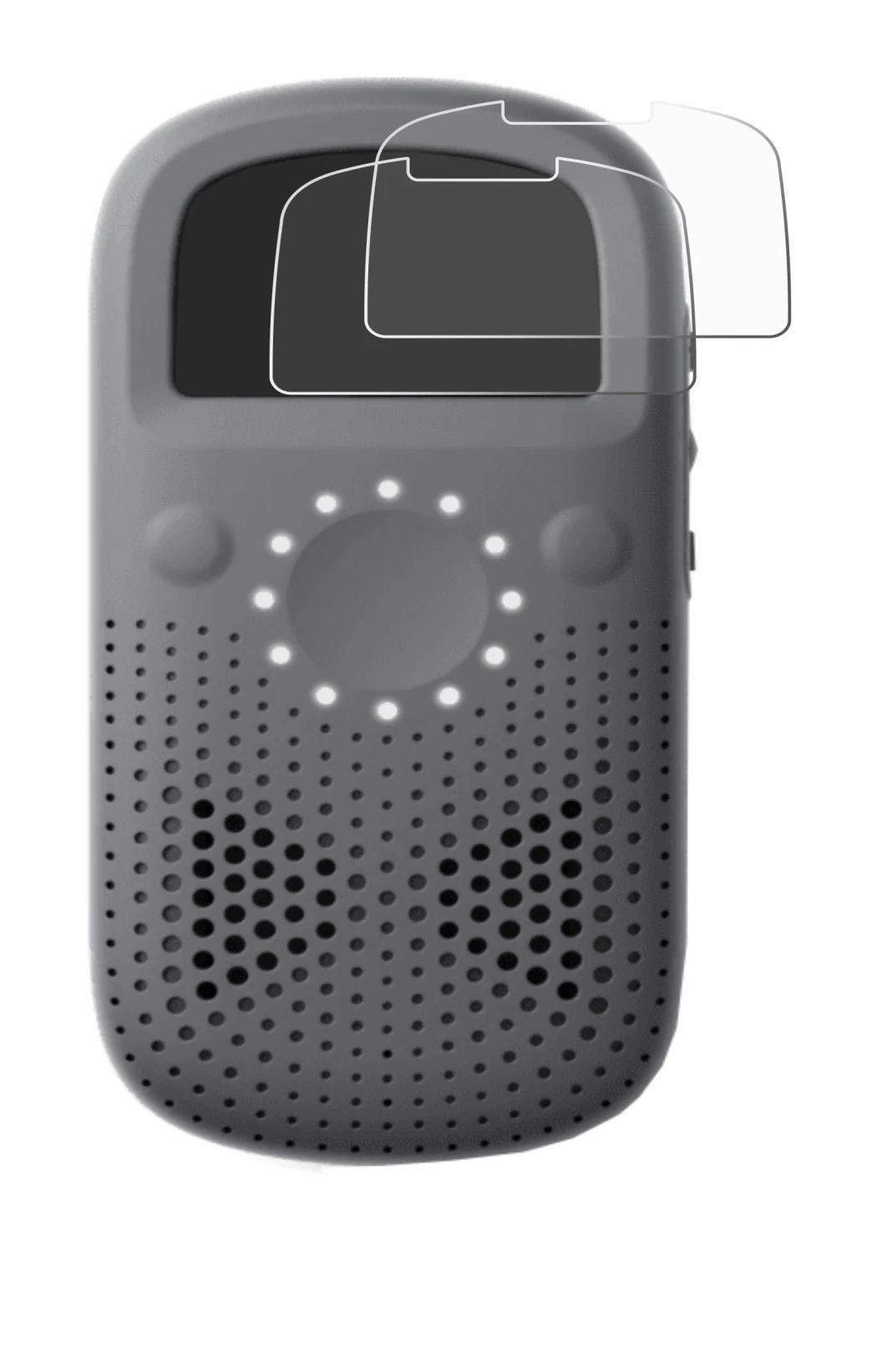 Imagen del dispositivo Relay X con una amplia variedad de protectores de pantalla.