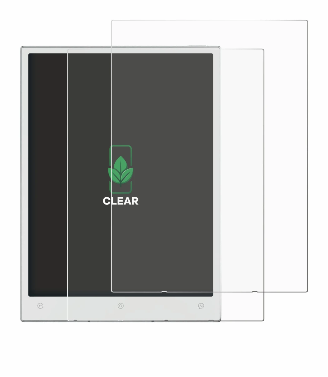 Imagen del dispositivo Viwoods AiPaper Mini con una amplia variedad de protectores de pantalla.