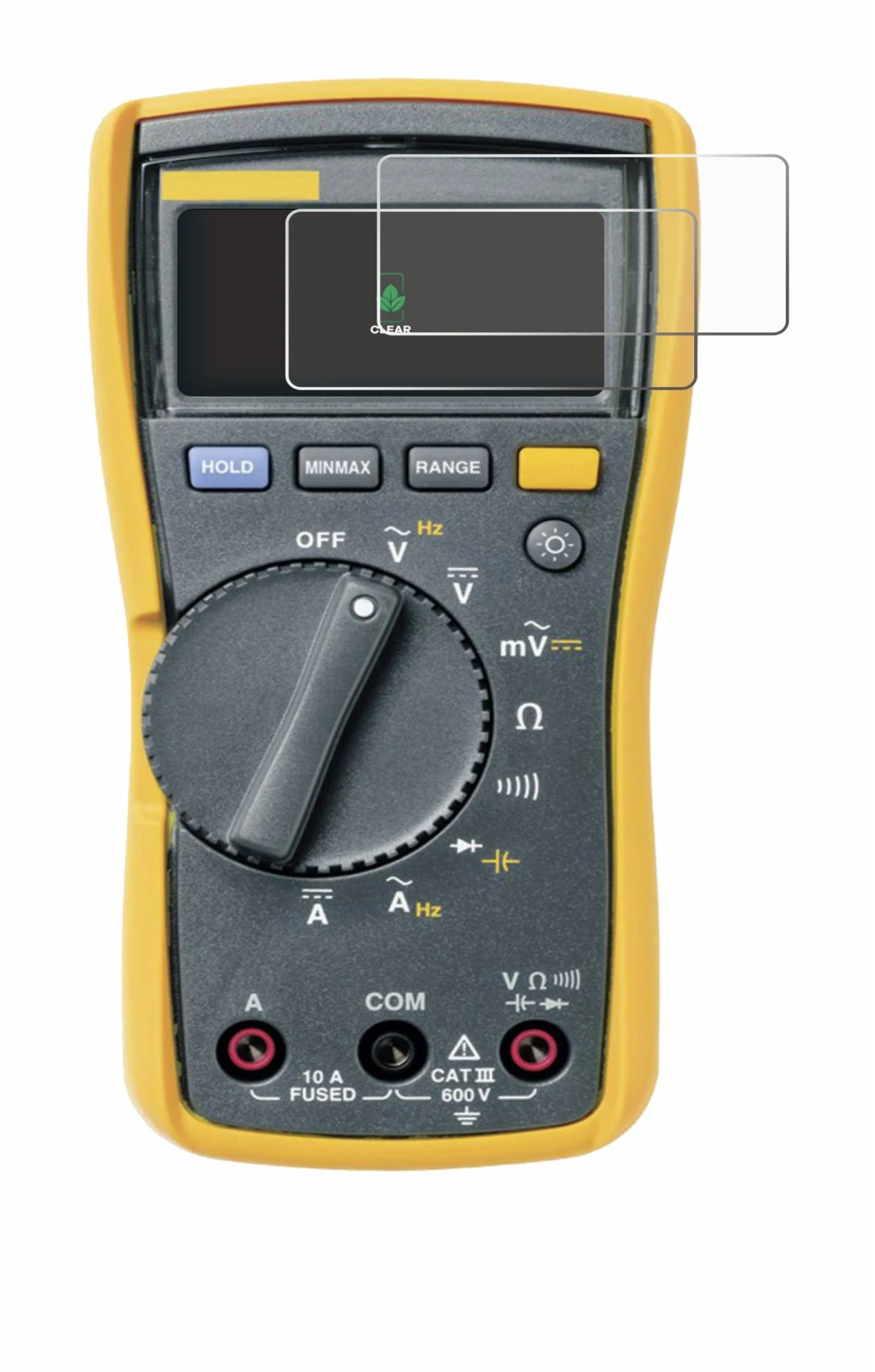 Imagen del dispositivo Fluke MultiMeter 115 con una amplia variedad de protectores de pantalla.