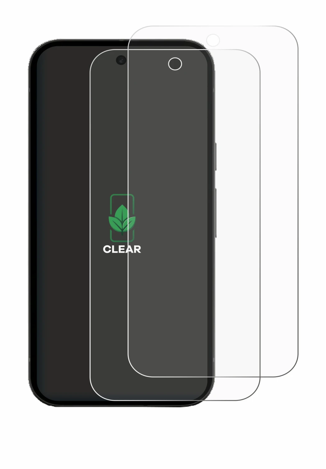 Imagen del dispositivo Google Pixel 10a (case-friendly) con una amplia variedad de protectores de pantalla.