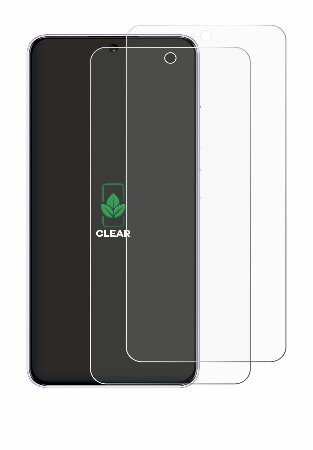 Imagen del dispositivo Oukitel C26 con una amplia variedad de protectores de pantalla.