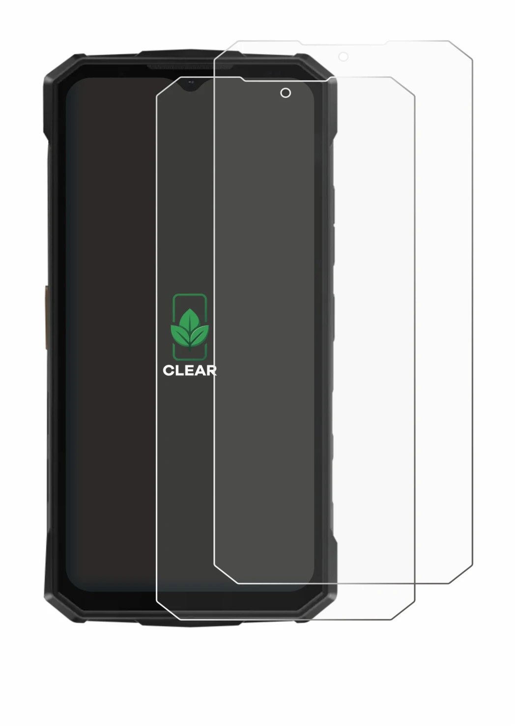 Imagen del dispositivo Doogee Fire 5 Pro con una amplia variedad de protectores de pantalla.