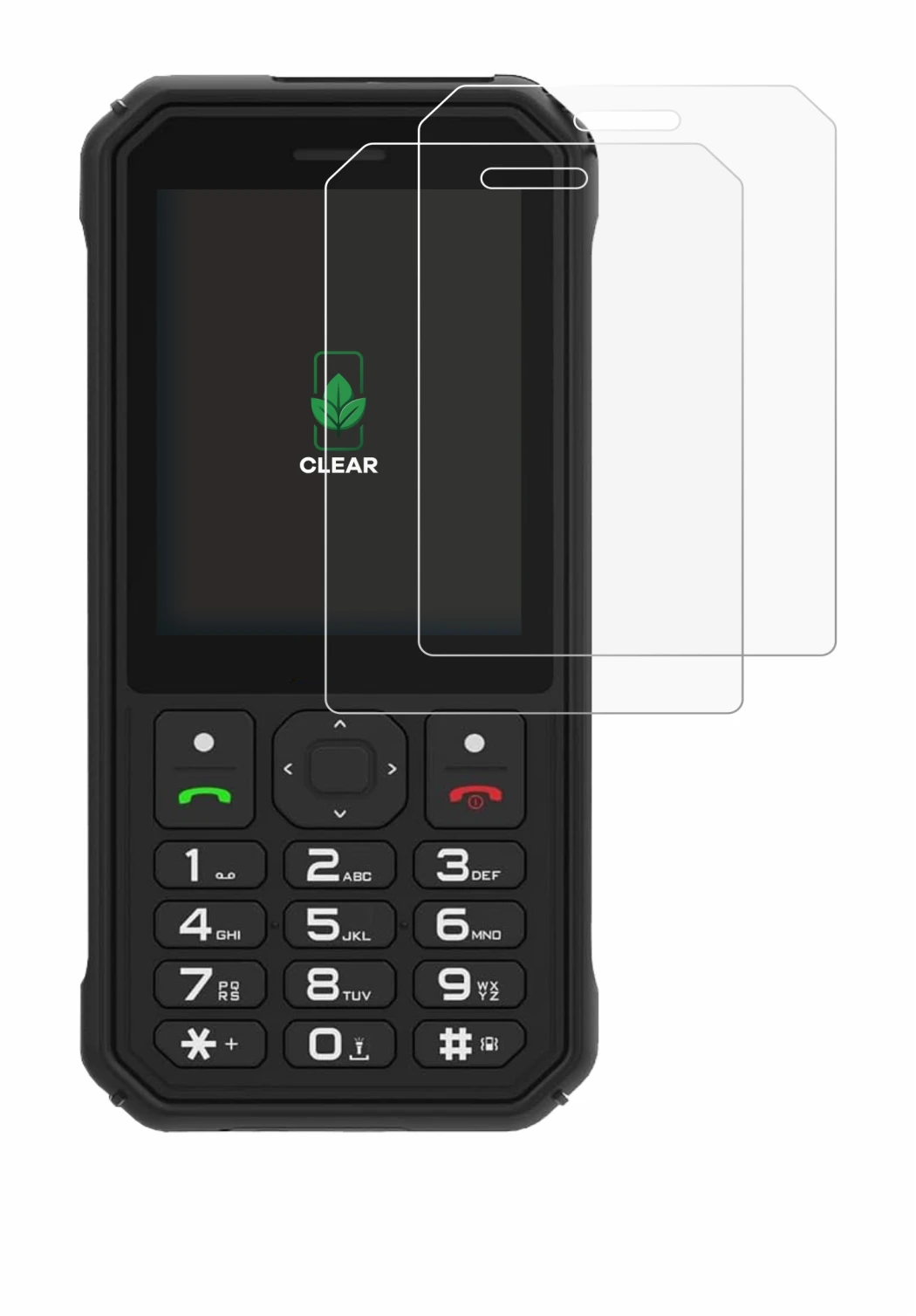 Imagen del dispositivo AGM M11 con una amplia variedad de protectores de pantalla.