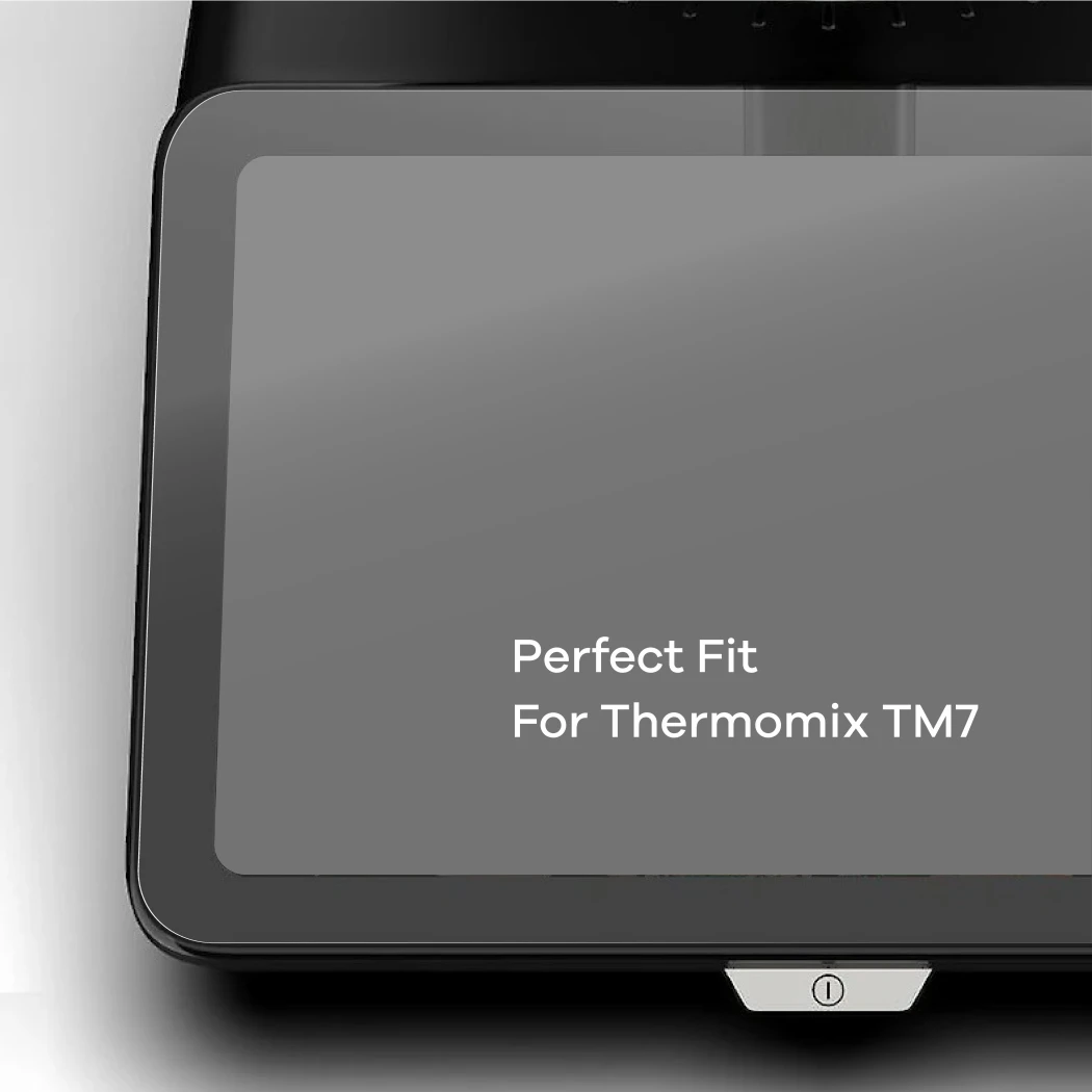 Dispositivo Vorwerk Thermomix TM7 con protector de pantalla aplicado