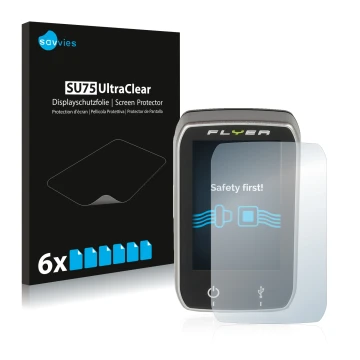 Parte frontal de un envase de producto con el logotipo de la marca Savvies. Al lado se muestra el dispositivo Panasonic Center