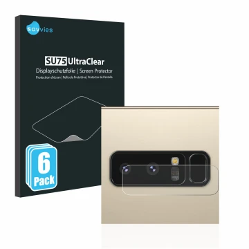 Parte frontal de un envase de producto con el logotipo de la marca Savvies. Al lado se muestra el dispositivo Samsung Galaxy N