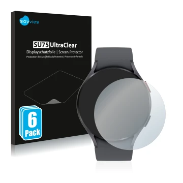 Parte frontal de un envase de producto con el logotipo de la marca Savvies. Al lado se muestra el dispositivo Garmin Fenix 6S 
