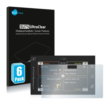 Parte frontal de un envase de producto con el logotipo de la marca Savvies. Al lado se muestra el dispositivo Bosch Suzuki Vit