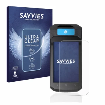 Parte frontal de un envase de producto con el logotipo de la marca Savvies. Al lado se muestra el dispositivo Accu-Chek Insigh