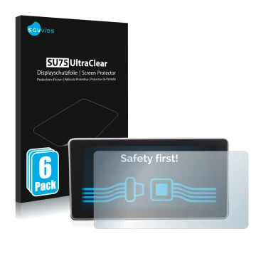 Parte frontal de un envase de producto con el logotipo de la marca Savvies. Al lado se muestra el dispositivo Audi A4 B9 2016 