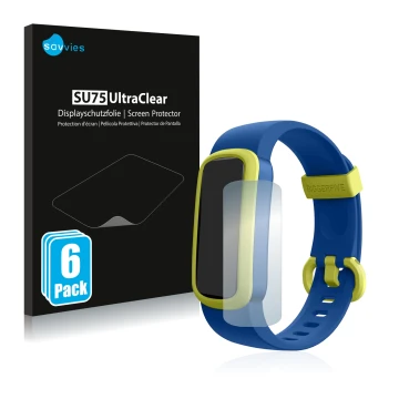 Parte frontal de un envase de producto con el logotipo de la marca Savvies. Al lado se muestra el dispositivo Biggerfive Vigor