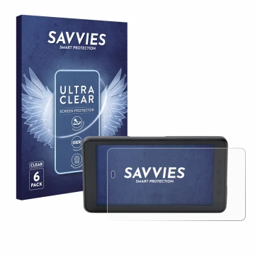 Parte frontal de un envase de producto con el logotipo de la marca Savvies. Al lado se muestra el dispositivo BMW ConnectedRid