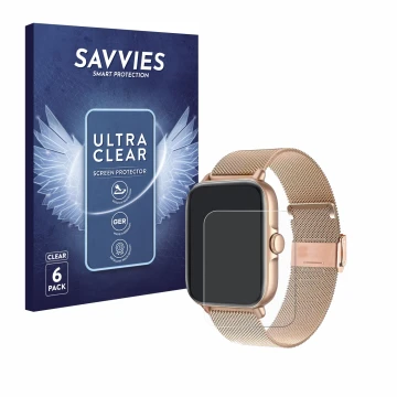 Parte frontal de un envase de producto con el logotipo de la marca Savvies. Al lado se muestra el dispositivo Pireware Eleganc