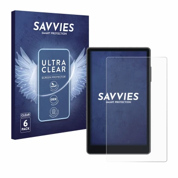 Parte frontal de un envase de producto con el logotipo de la marca Savvies. Al lado se muestra el dispositivo Keystone 3 Pro c