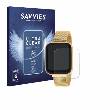 Parte frontal de un envase de producto con el logotipo de la marca Savvies. Al lado se muestra el dispositivo Liu Jo SWLJ053 1