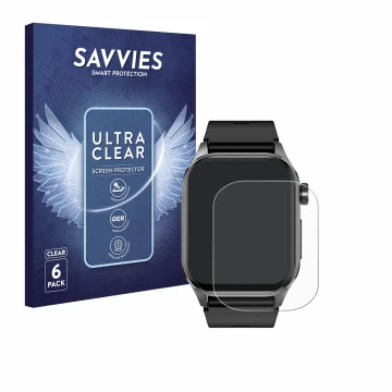 Parte frontal de un envase de producto con el logotipo de la marca Savvies. Al lado se muestra el dispositivo Knauermann Pro 3