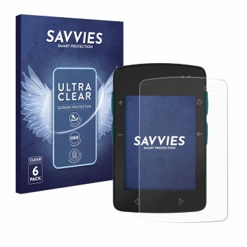 Parte frontal de un envase de producto con el logotipo de la marca Savvies. Al lado se muestra el dispositivo TwoNav Roc con s