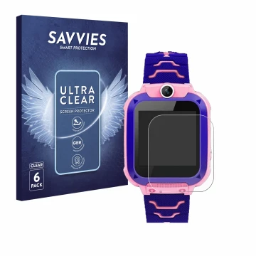 Parte frontal de un envase de producto con el logotipo de la marca Savvies. Al lado se muestra el dispositivo Bothergu Kids Sm
